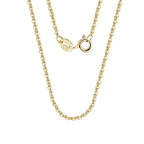 Rose Gold Cable Chain Necklace – 925 Silver