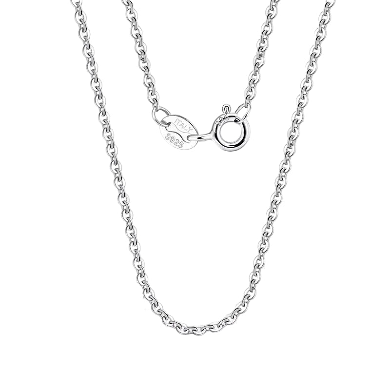 Rose Gold Cable Chain Necklace – 925 Silver
