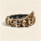 Leopard Faux Fur Belt – Cozy Waist Accent & Y2K Style