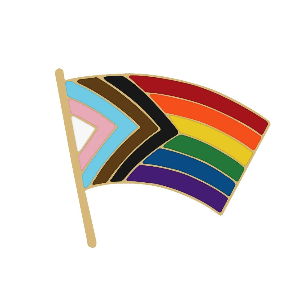 Rainbow Pride Enamel Pin – Expressive Style with Durable Metal