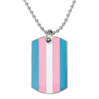Rainbow Pride Pendant Necklace – Colorful Heart Charm with Adjustable Chain