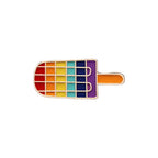 Rainbow Enamel Pin – Personal Style with Heart & Hand Designs