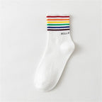Rainbow Cotton Socks – All-Day Comfort with Playful Prints