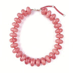 Resin Bead Necklace – Colorful Chunky Bohemian Statement Jewelry