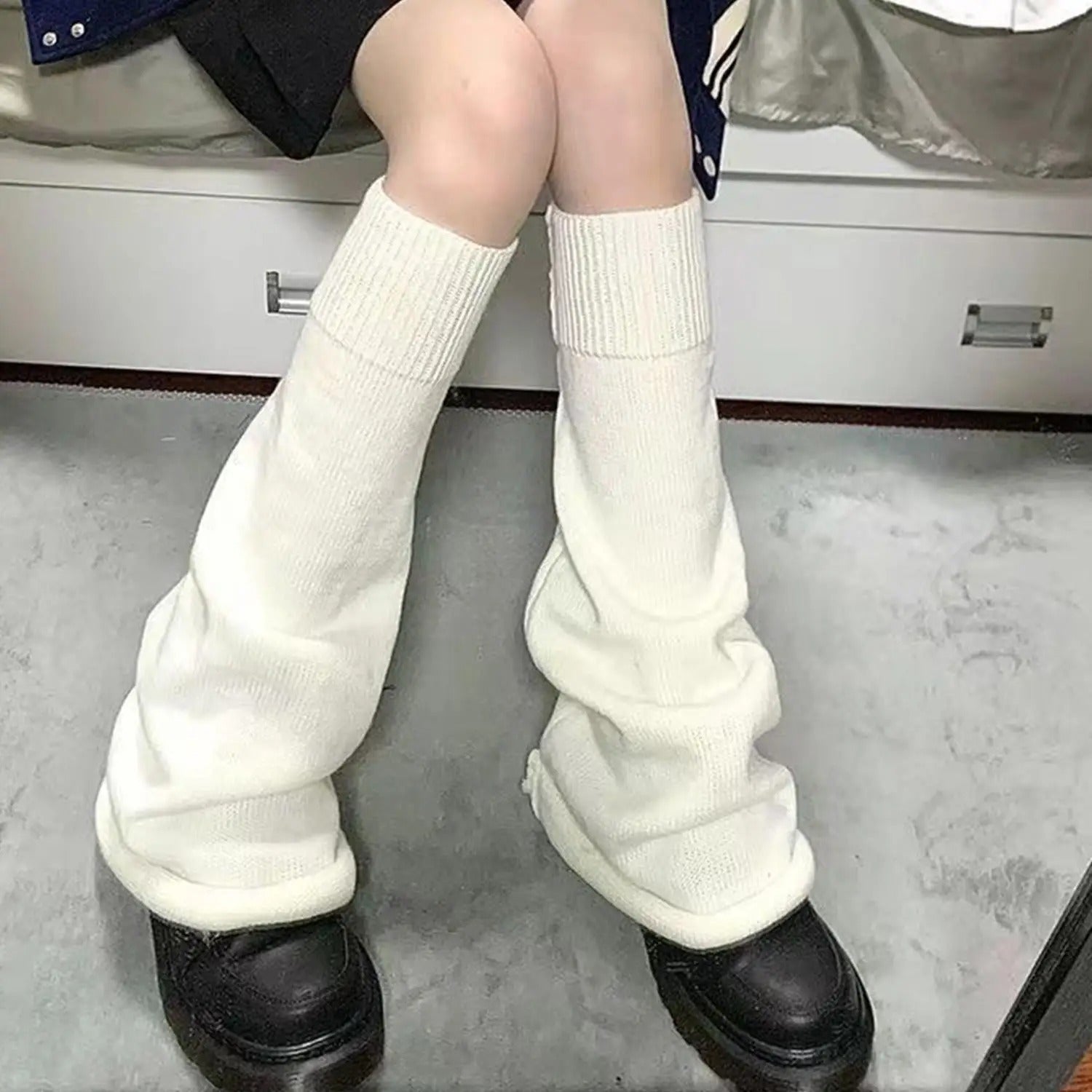 Y2K Leg Warmers – Cozy Stretch Fit & Soft Knitted Fabric
