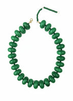 Resin Bead Necklace – Colorful Chunky Bohemian Statement Jewelry