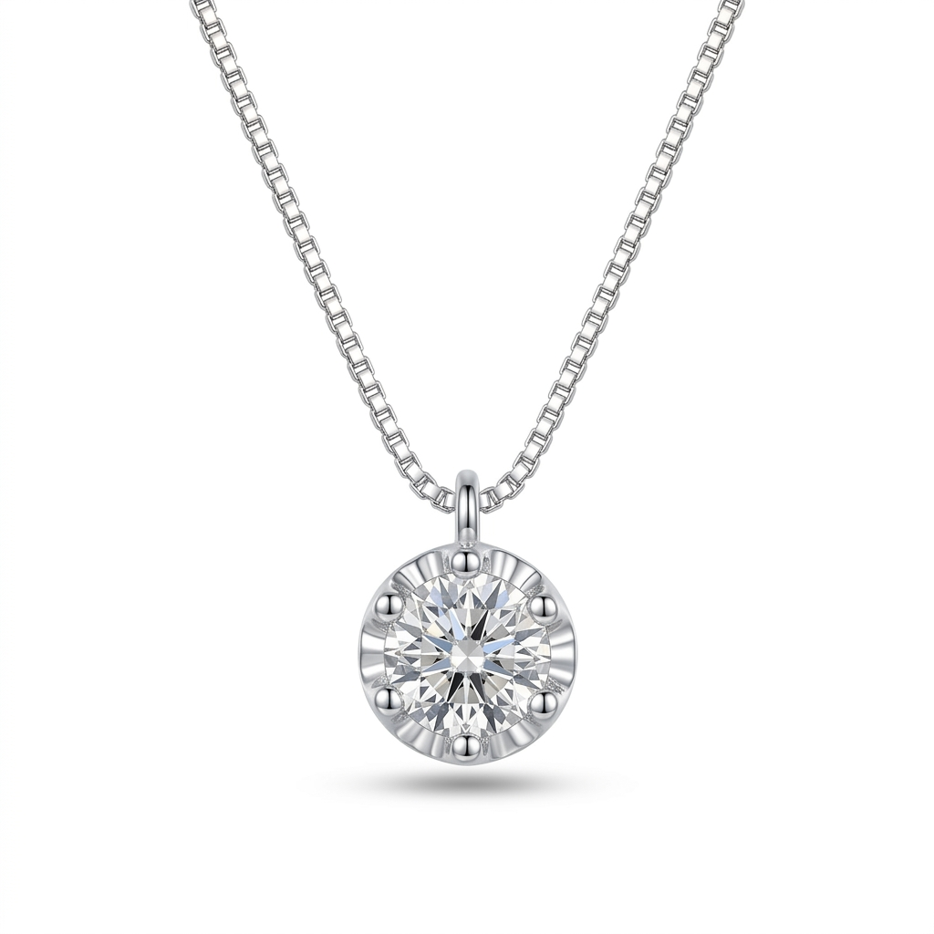 Olive Bead Snake Chain Necklace – 925 Sterling Silver Elegance